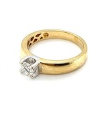 Vintage & Occasion Diamond Point solitairring met diamant 0.30ct