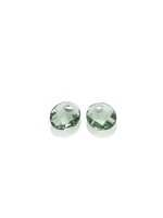 Sparkling Jewels SPARKLING JEWELS EARDROPS EARRING EDITIONS GREEN AMETHYST TWIST OVAL EAGEM44-SO