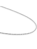 Sparkling Jewels Sparkling Jewels Ketting Rope Chain Silver 50cm