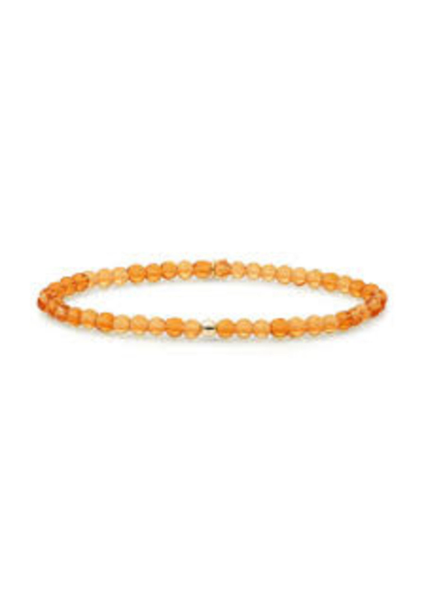 Sparkling Jewels SPARKLING JEWELS ARMBAND CITRINE QUARTZ SATURN SMALL SBG-GEM38-ADD-4MM