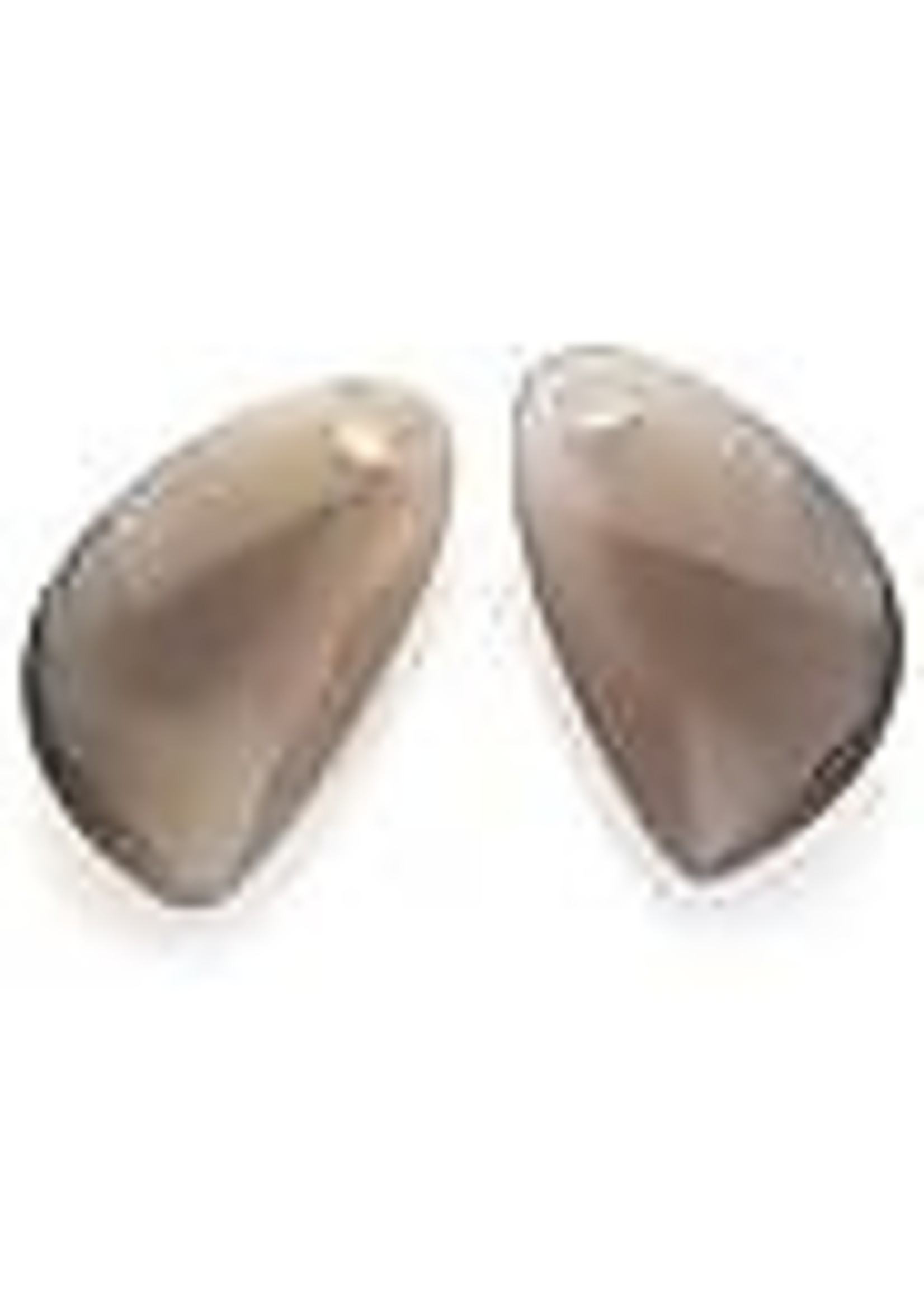 Sparkling Jewels SPARKLING JEWELS EARDROPS EARRING EDITIONS GREY AGATE SUPERNOVA EAGEM31-AS