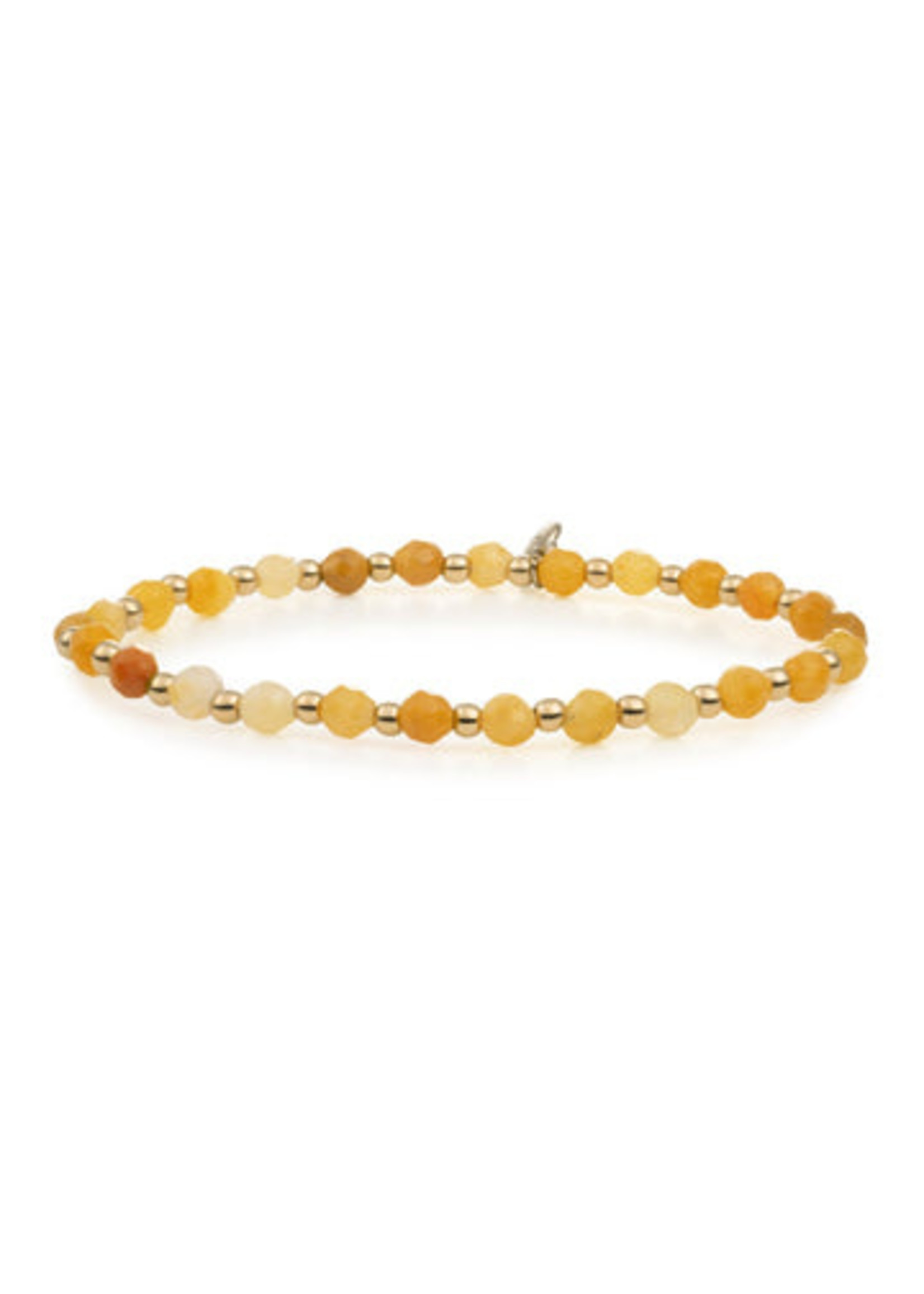 Sparkling Jewels Yellow Jade Interstellar armband