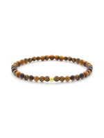 Sparkling Jewels Tiger Eye Saturn small armband