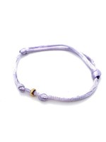 Cataleya jewels Gouden bedel 14k armband satijn Cataleya jewels Gouden bedel 14k armband satijn