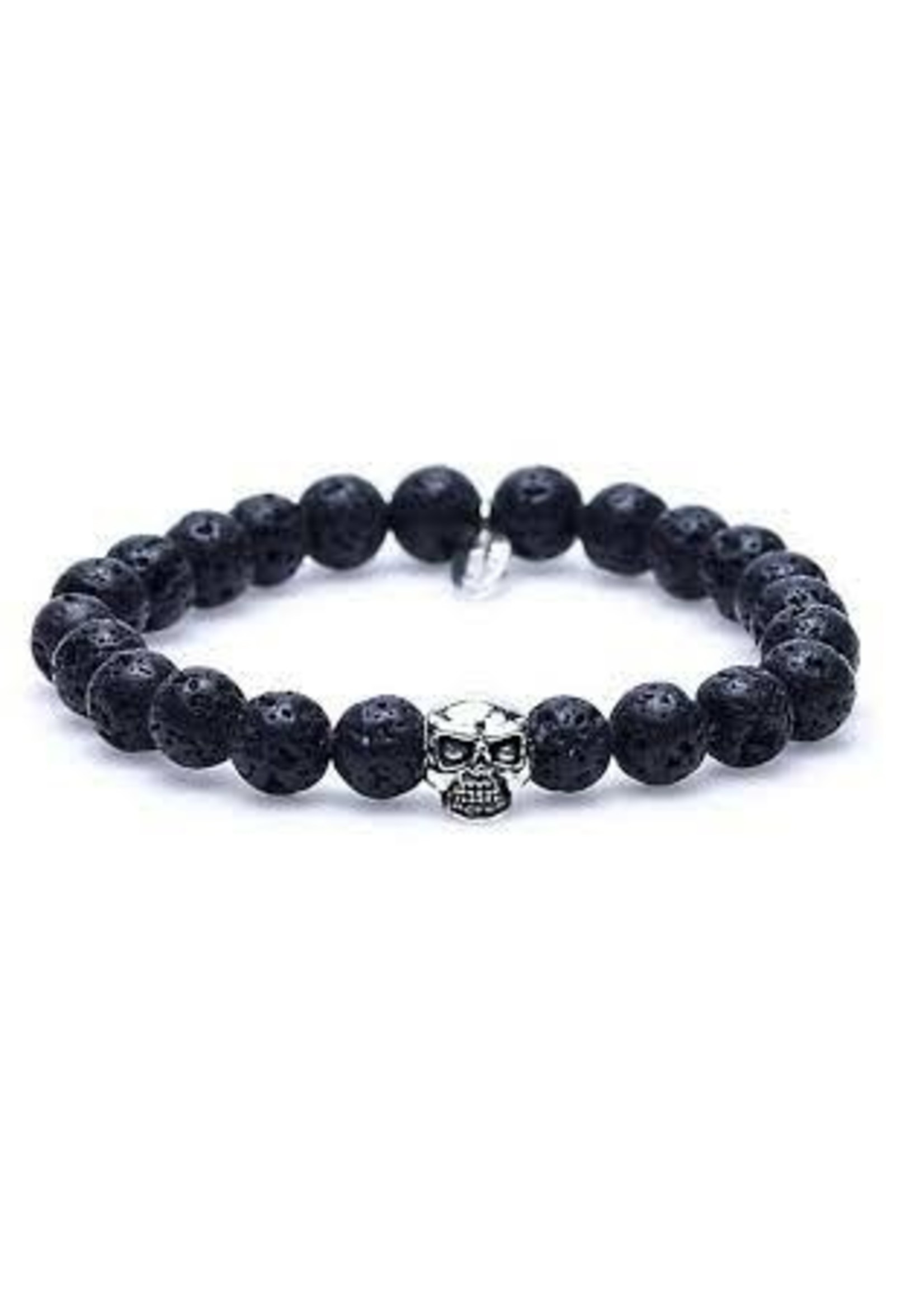 Karma Karma armband 86013 Black Rocks Skull