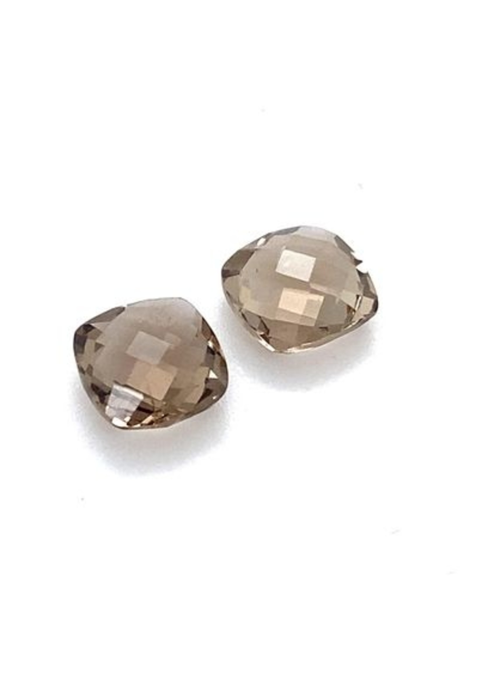 Vintage & Occasion Rookkwarts pair - 3.68ct