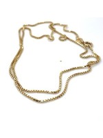 Vintage & Occasion Occasion gouden venetiaans collier 45cm 1.5mm