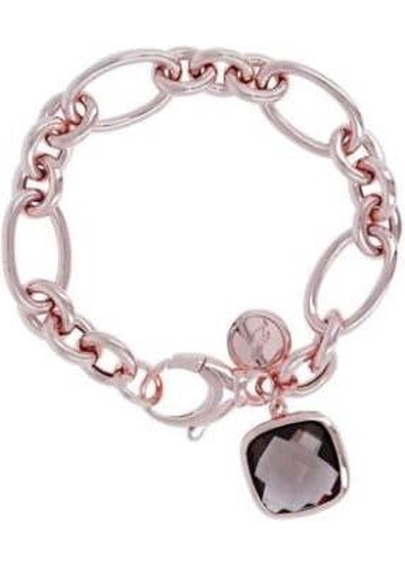 Bronzallure Bronzallure Alternated Link Bracelet Rosé (WSBZ00790S)