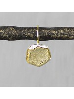 Jeh Jewels Jeh Jewels oorhanger 5-hoek zilver verguld