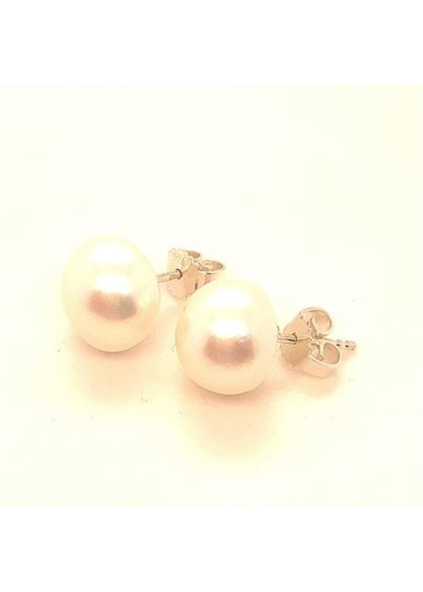 Cataleya jewels Zilveren oorstekers met zoetwaterparels 10-11mm
