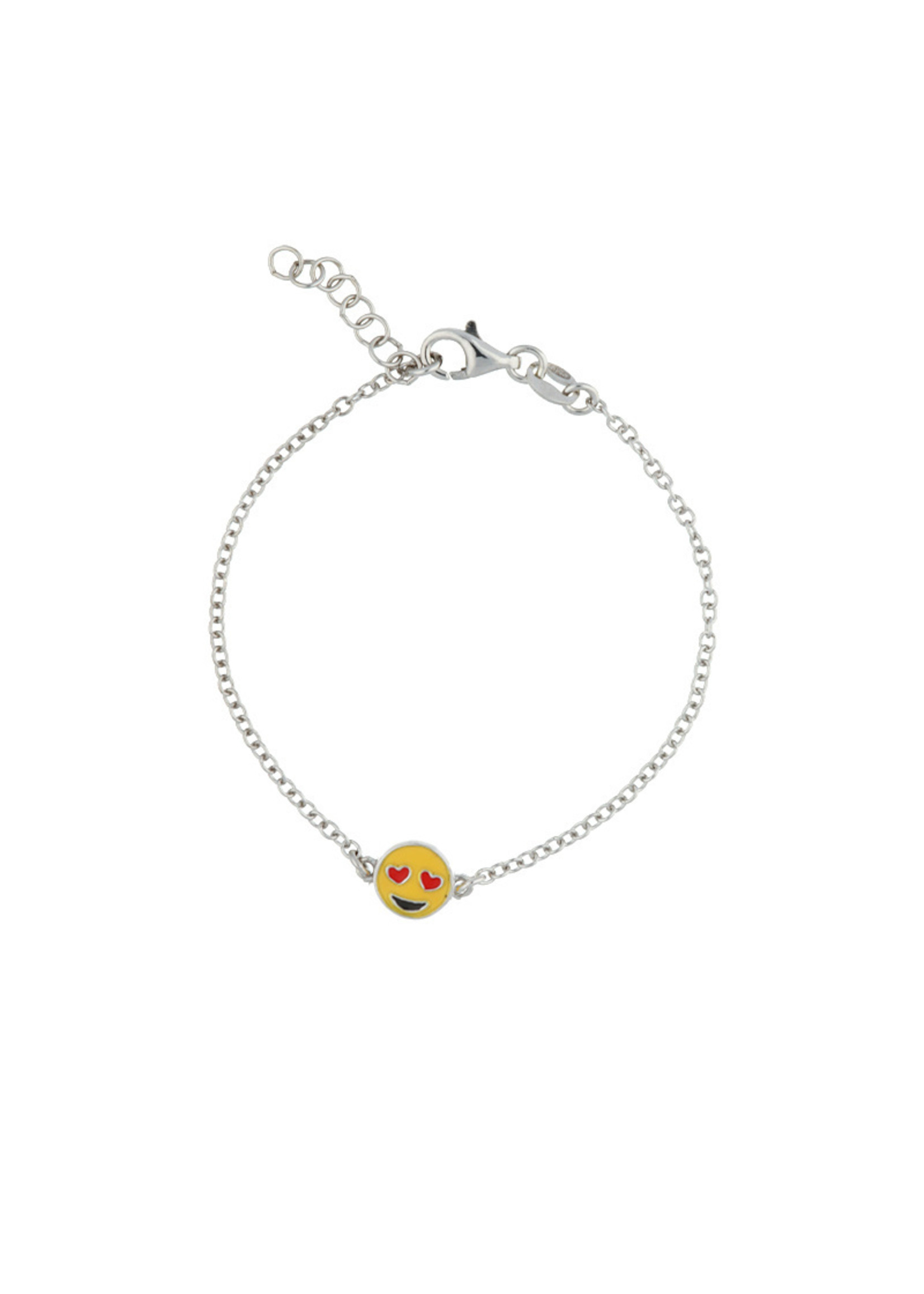 Cataleya jewels Zilveren symbool armband emoticon