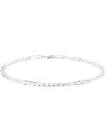 Cataleya jewels Zilveren vossenstaart armband 19cm 2,5mm