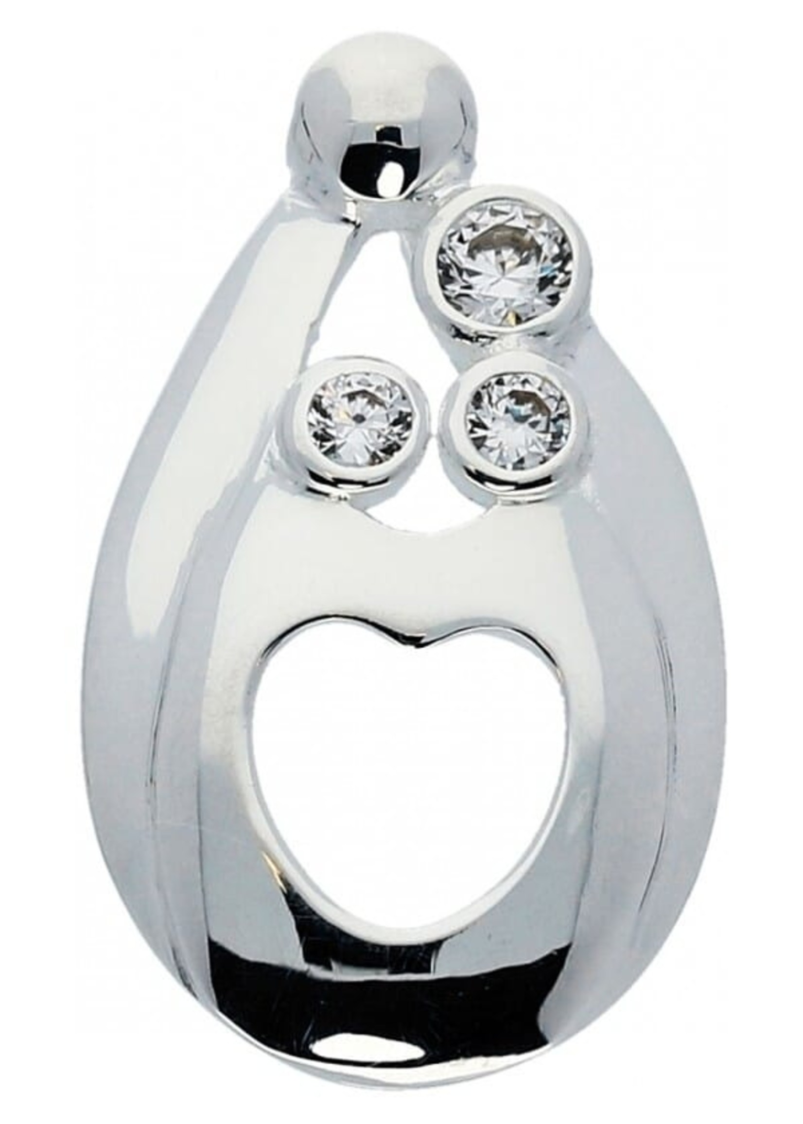 Cataleya jewels Zilveren moeder kind hanger 120.0944.00