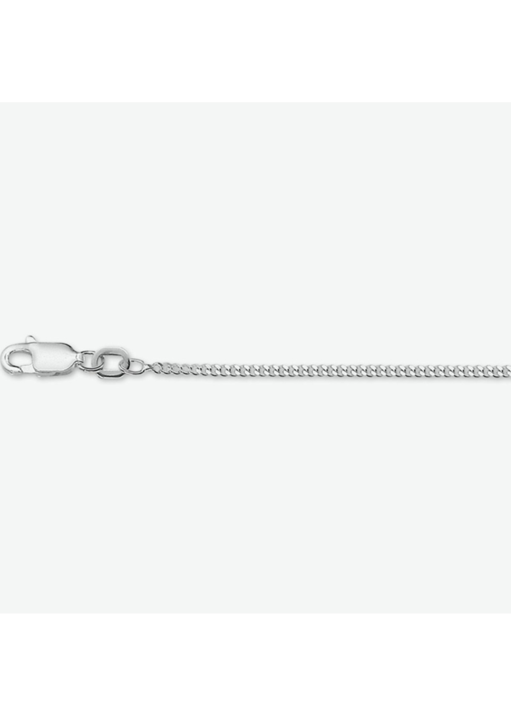 Cataleya jewels Zilveren collier gourmette 1,6 mm 70cm