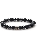 Karma Karma Armband 'Black Panther silver logo bead' 86458