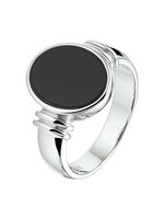 Cataleya jewels ring onyx ovaal zegelring