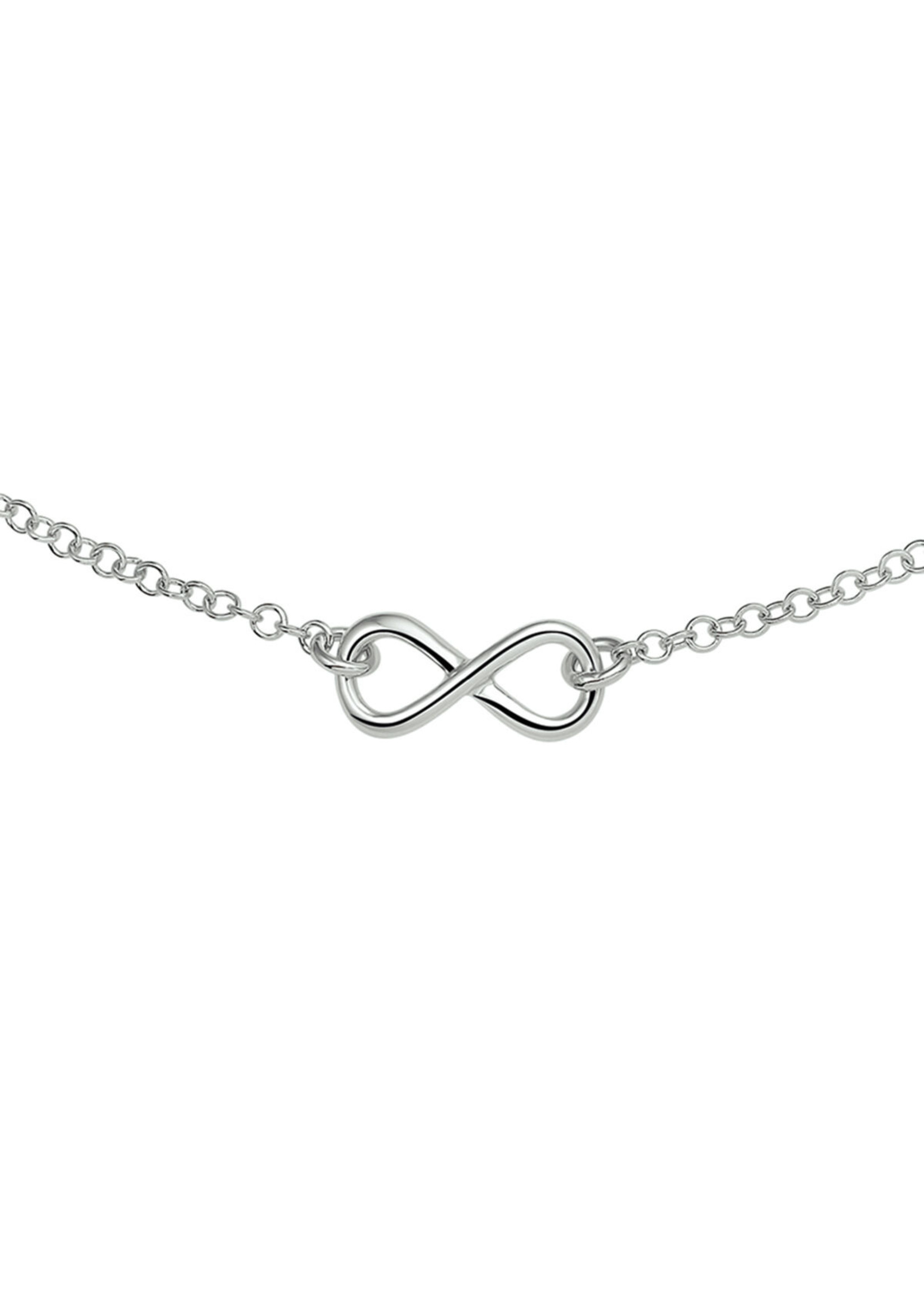 Cataleya jewels Zilveren collier inifity 36+4cm