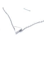 Cataleya jewels Collier zilver met driehoekhanger Cataleya jewels Collier zilver met driehoekhanger