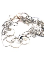 Vintage & Occasion Occasion groot collier gemaakt van heel veel ringen