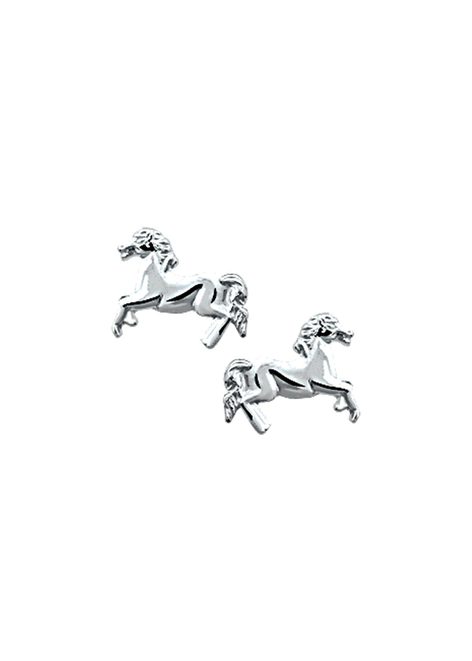 Cataleya jewels Zilveren oorknoppen paard