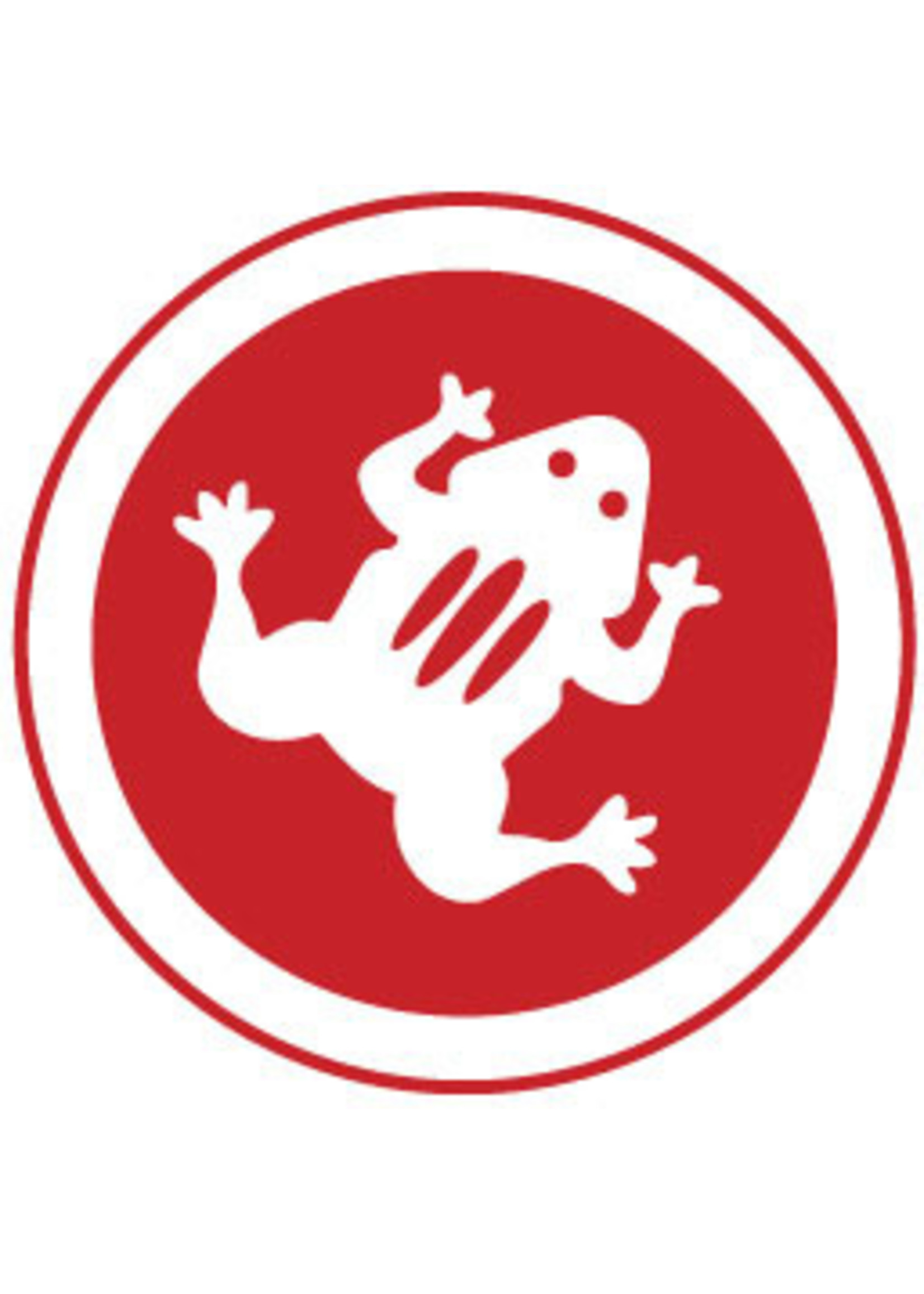 Red bali frog S009 Redbalifrog Sugar Skull