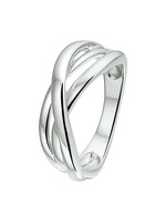 Cataleya jewels Zilveren gerhodineerde fantasie ring maat 16,5