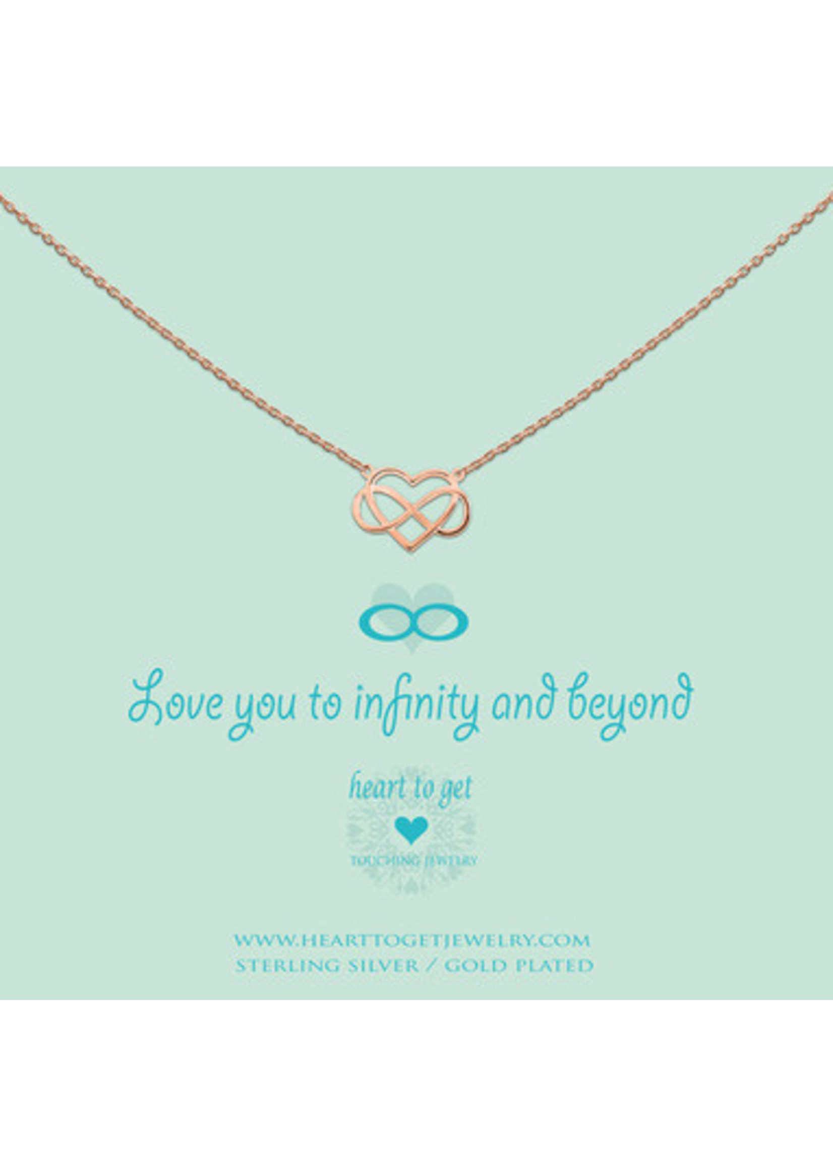 Romanschrijver Wordt erger inkt Heart to Get - Necklace Heart Infinity Love You - zilver rosékleurig - Maxgoud Romanschrijver Wordt erger inkt Heart to Get - Necklace Heart Infinity Love You - zilver rosékleurig - Maxgoud