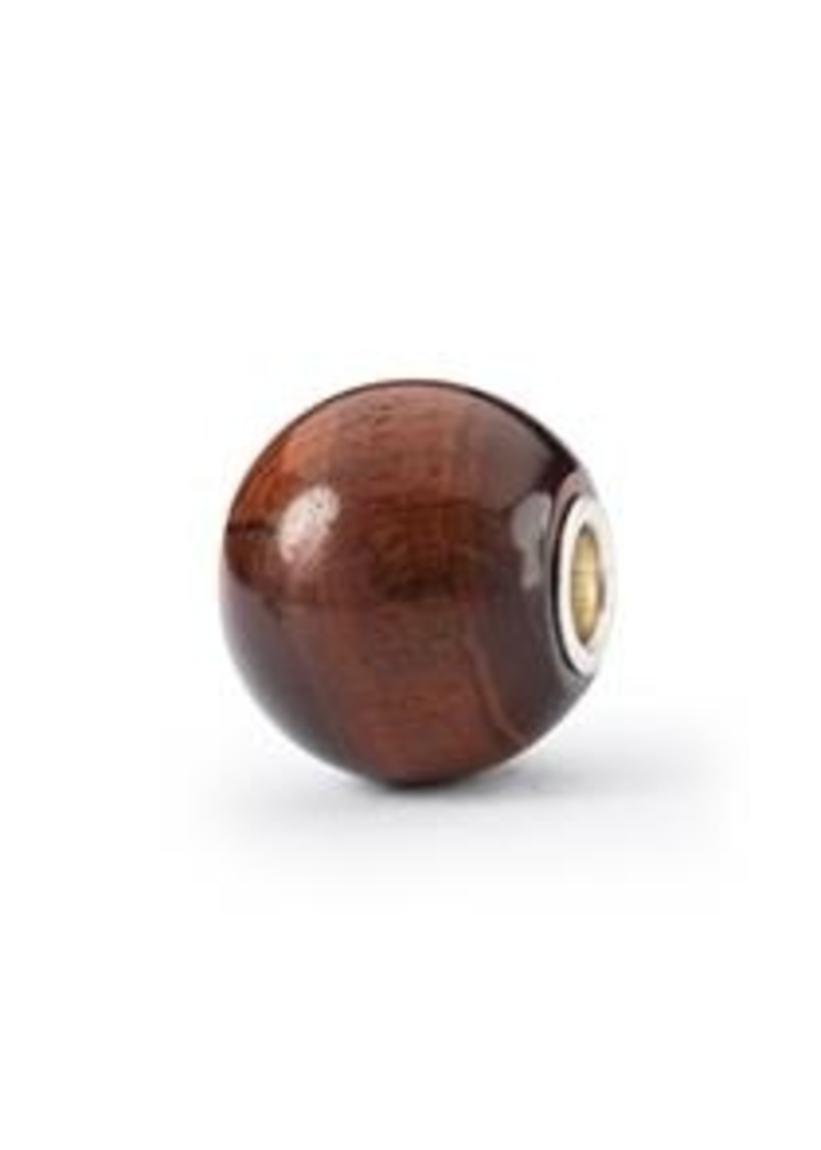 Trollbeads Trollbeads - Jumbo rond rood tijgeroog - TSTBE-10018