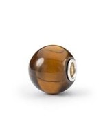 Trollbeads Trollbeads - Jumbo rond geel tijgeroog - TSTBE-10017