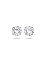 Cataleya jewels Zilveren oorknoppen zirkonia rond 9mm