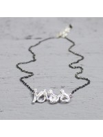 Jeh Jewels Collier zilver KISS