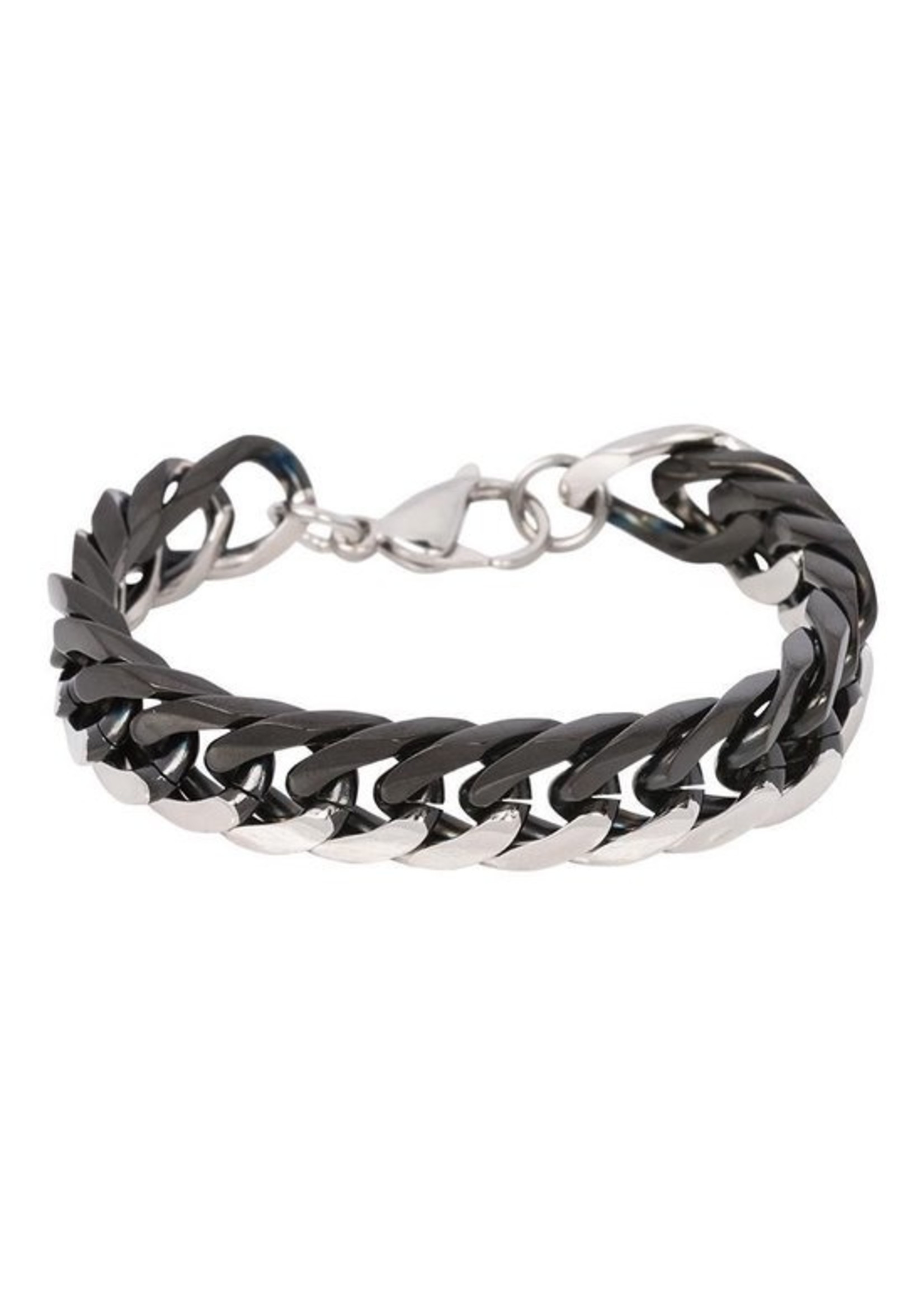 Ixxxi Ixxxi steel schakel armband Edelstaal Black