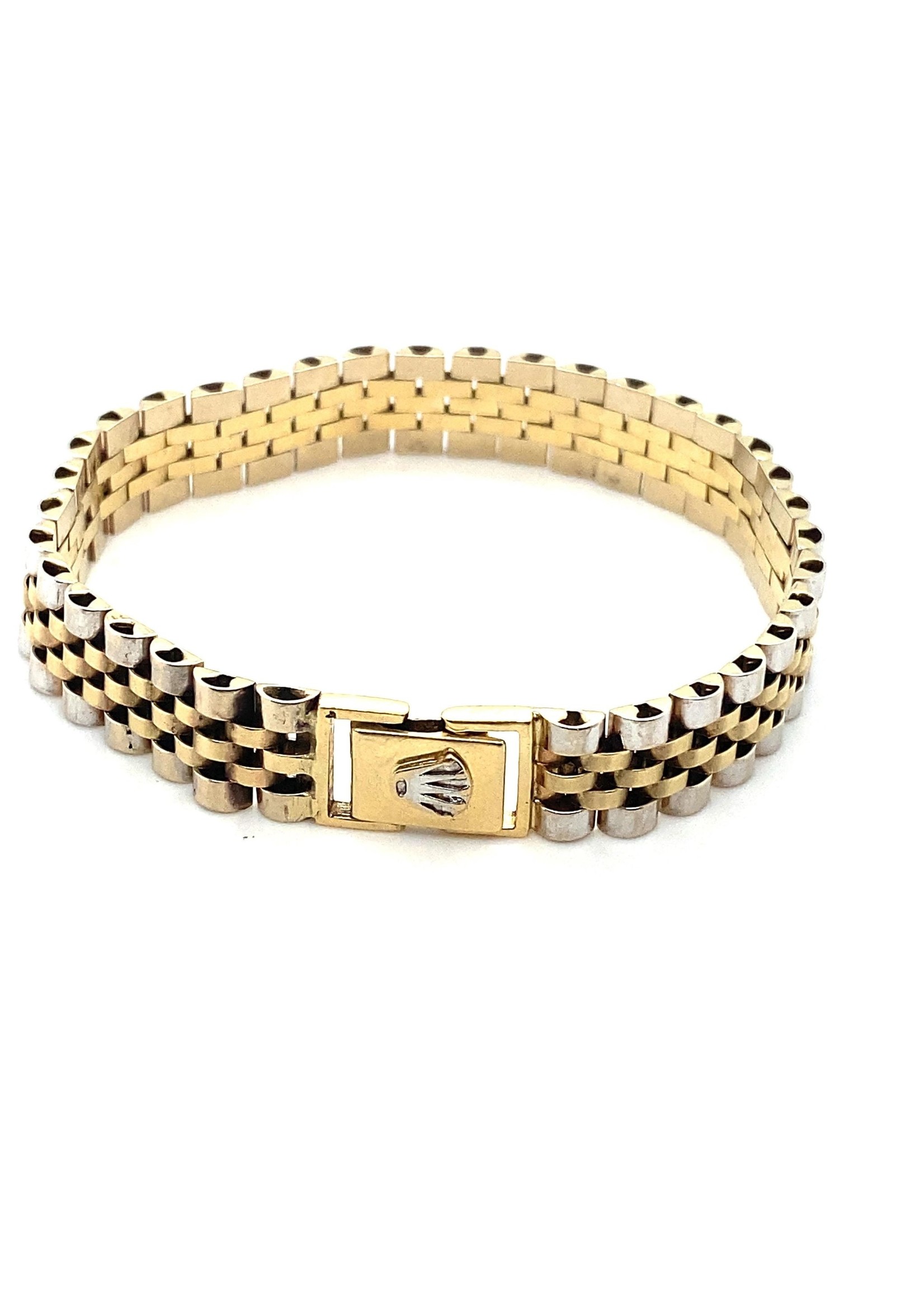 Vintage & Occasion Bicolor gouden rolex armband