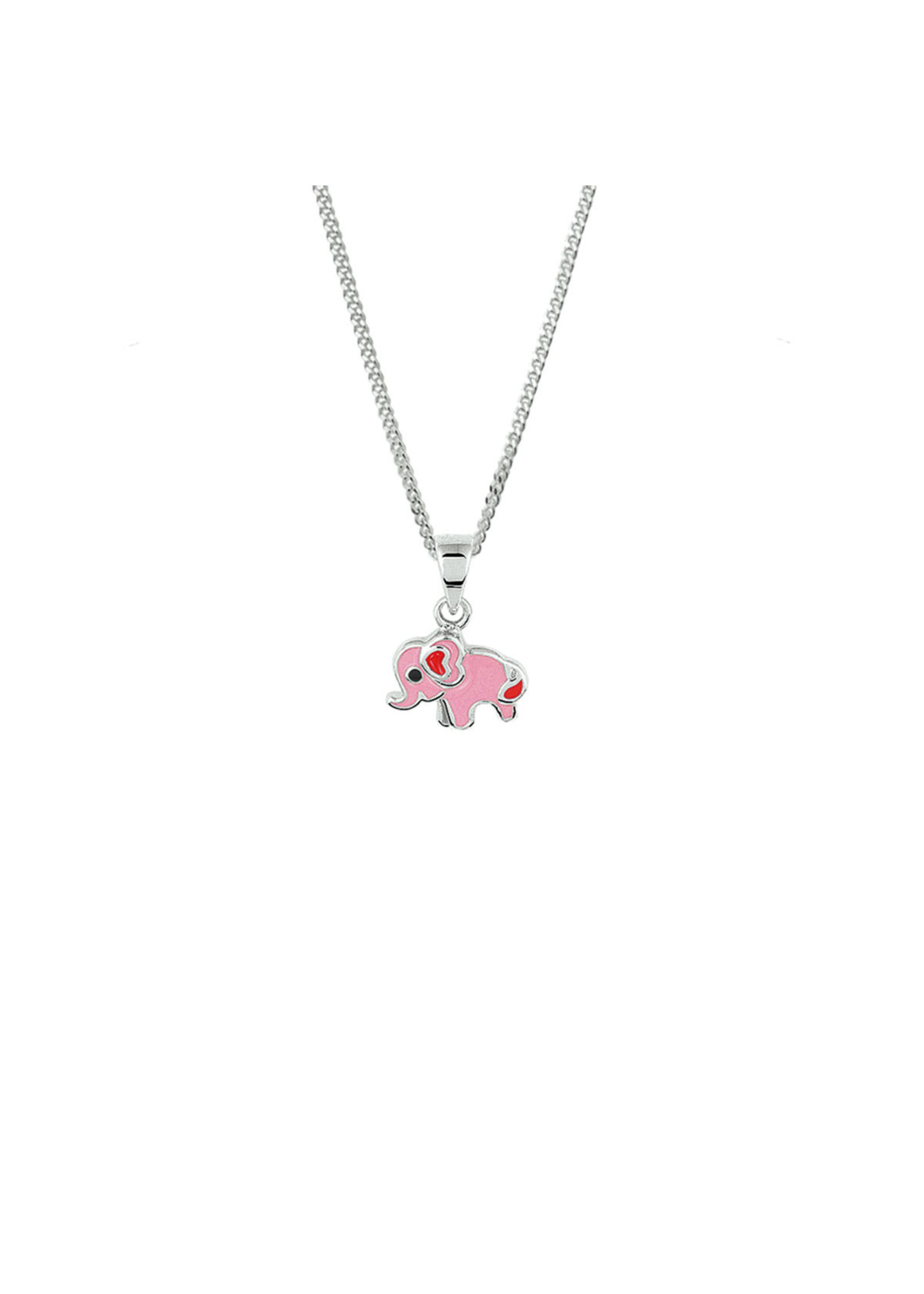 Cataleya jewels Zilveren collier olifant 1,4 mm 36 + 4 cm