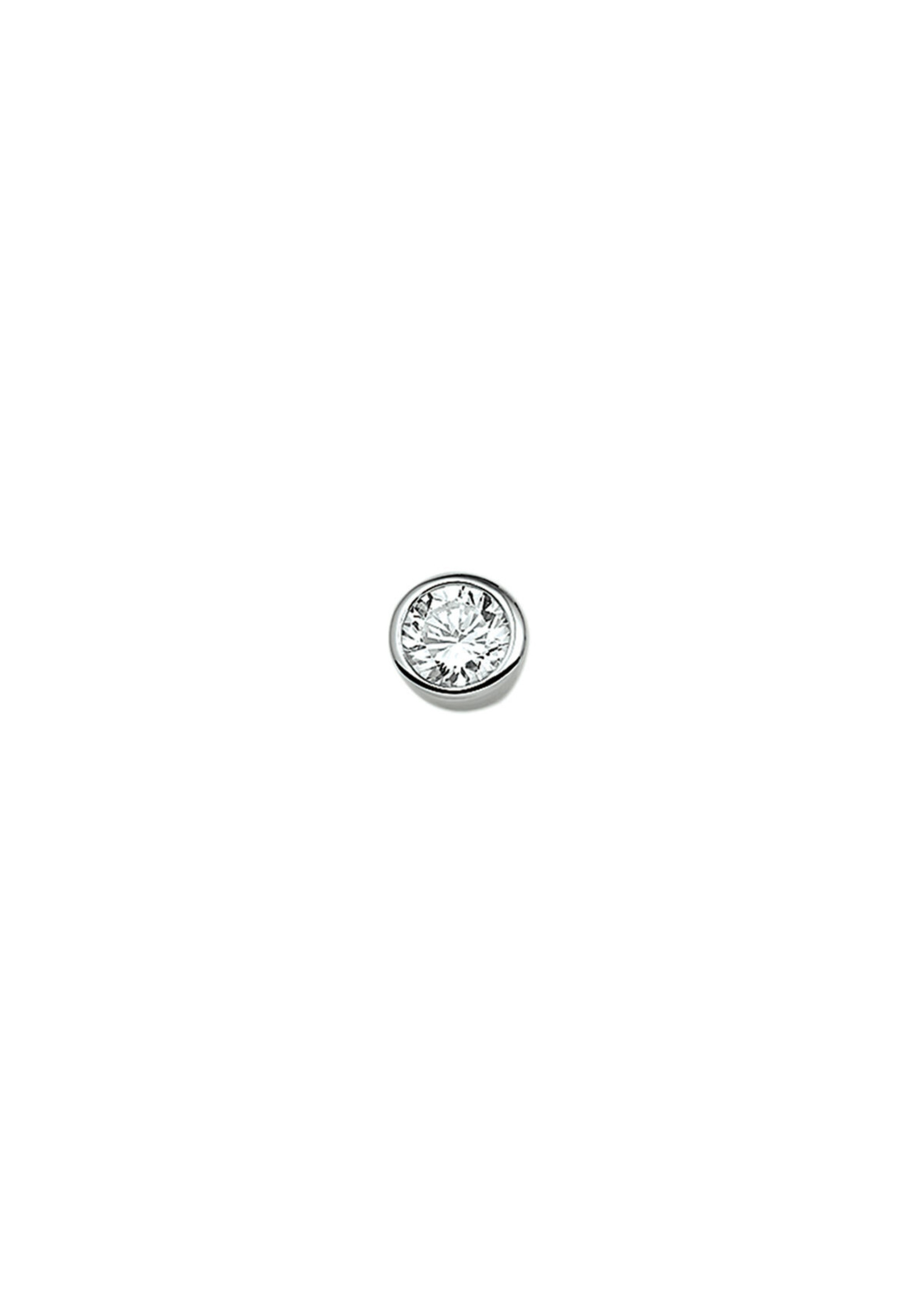 Cataleya jewels Zilveren hanger zirkonia 9mm