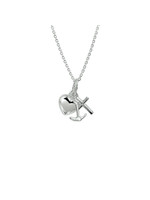 Cataleya jewels Zilveren collier geloof, hoop en liefde 41 + 4 cm