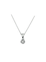 Cataleya jewels Zilveren collier zirkonia 41 + 4 cm