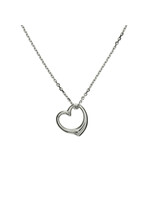 Cataleya jewels Zilveren collier hart 1,3 mm 41 + 4 cm
