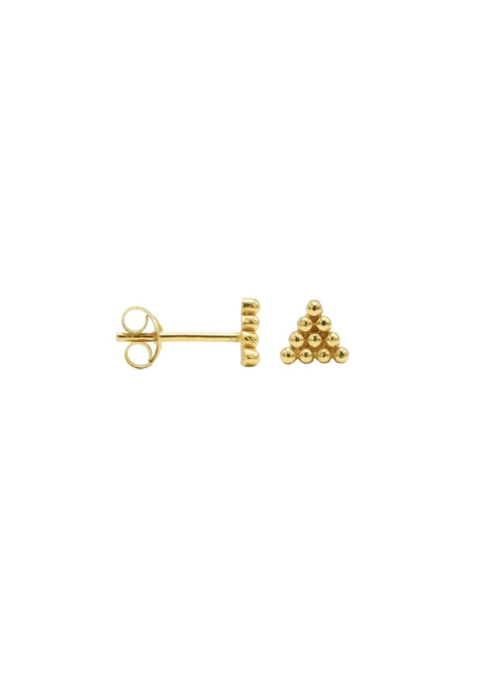 Karma Karma - Symbol 10 Dots Triangle - Gold Color