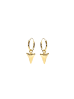 Karma Karma - Karma Hoops Symbols Shark Tooth Goudkleurig