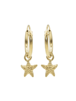 Karma Karma - Karma Hoops Symbols Starfish  Goudkleurig