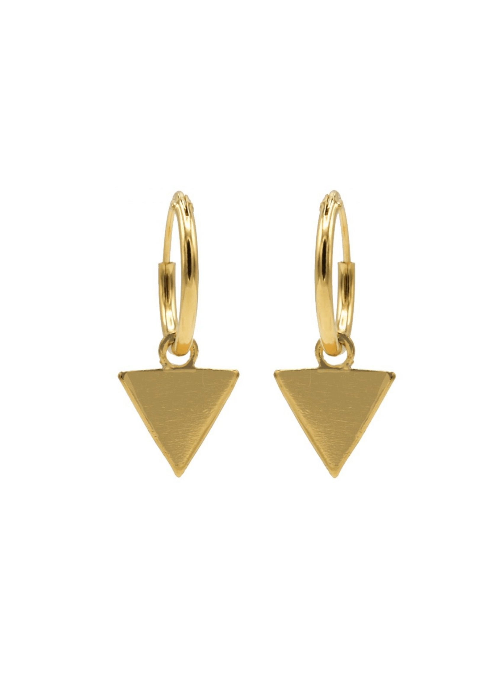 Karma Karma - Karma Hoops Symbols Triangle Goudkleurig