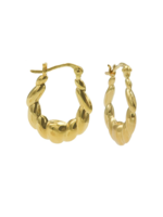 Karma Karma - Karma Plain Hoops Rope Drop 19MM Goudkleurig