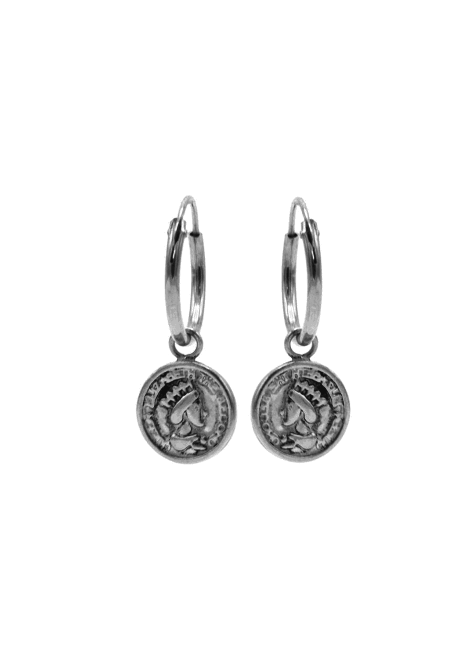 Karma Karma - Karma Hoops Symbols Coin 2 Silver