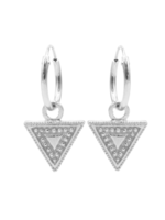 Karma Karma - Karma Hoops Symbols Dots Line Triangle Silver