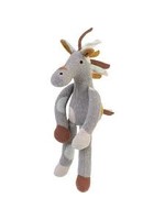 Happy horse Happy Horse gebreid paardje knuffel - grijs /multi - babyknuffel