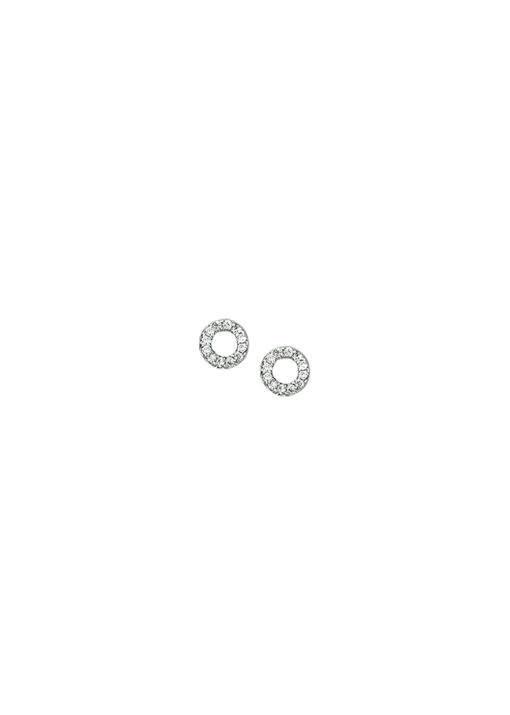 Cataleya jewels Zilveren oorknoppen zirkonia