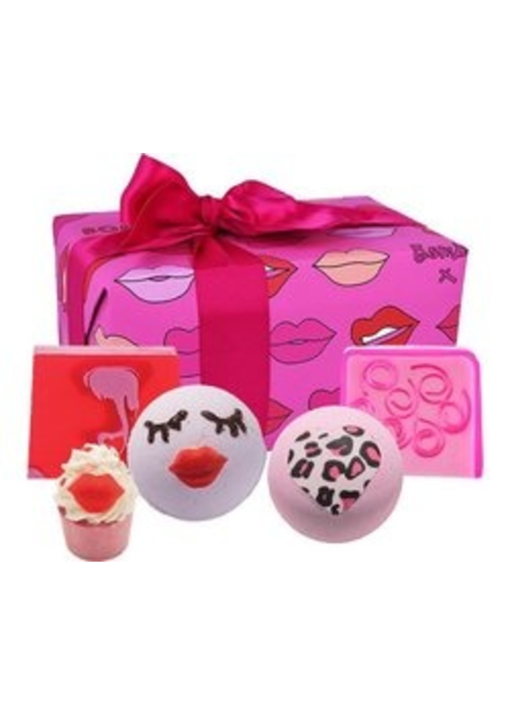 bomb Bomb Cosmetics Lip Sync Gift Pack kado doos met bad, zeep en verzorgingsproducten