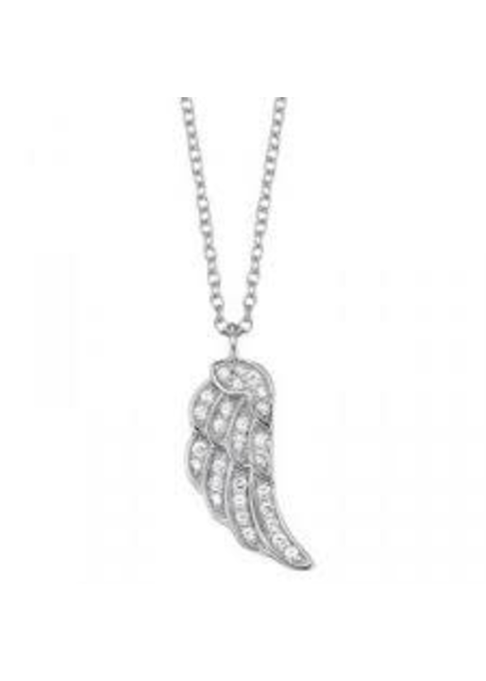 Engelsrufer Engelsrufer ketting wing met zirkonia