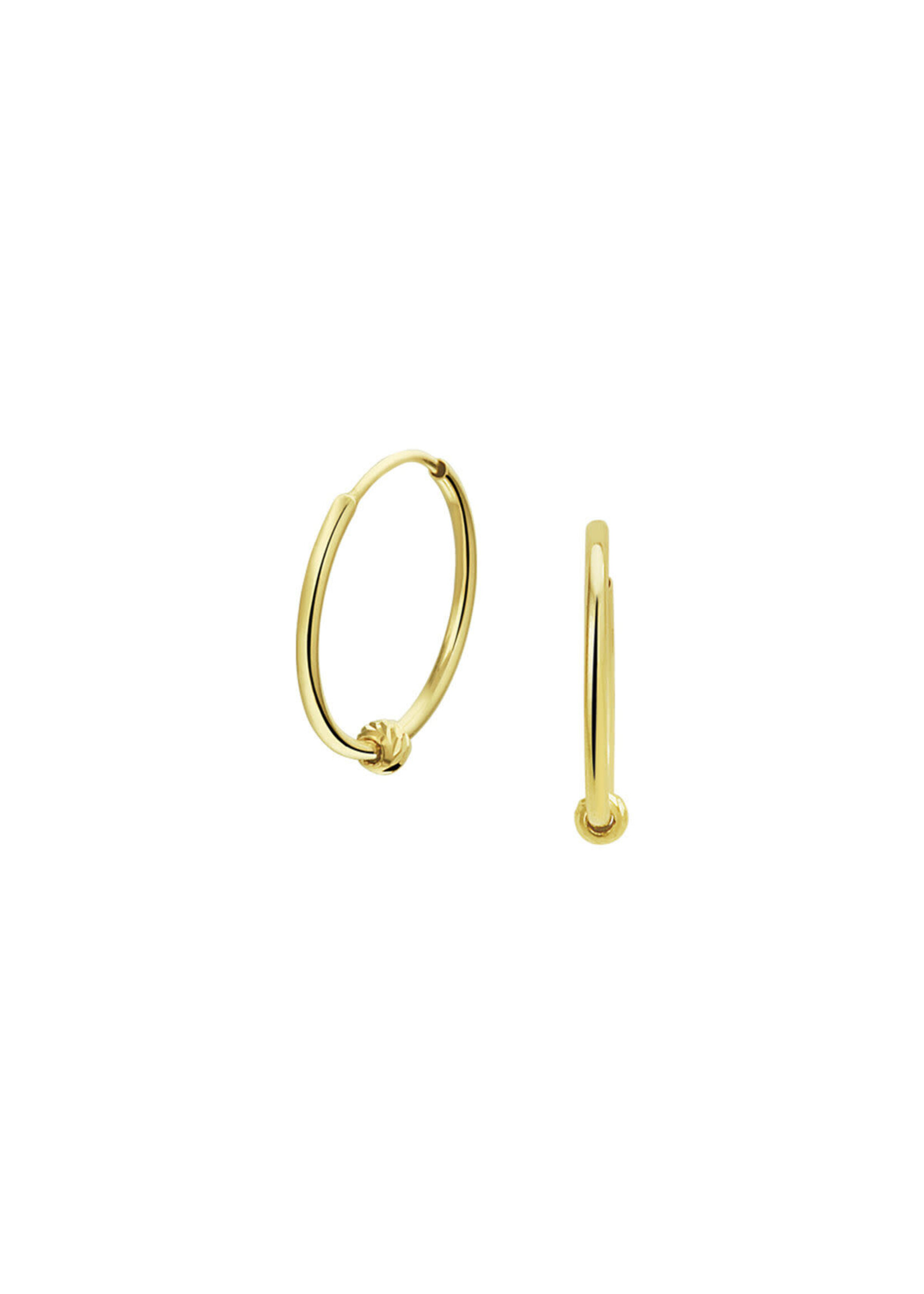 Cataleya jewels Bolletje 14k Dames Oorringen - 11.5 mm